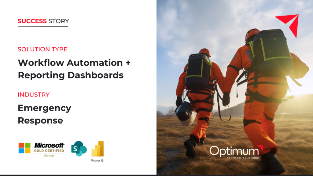 Emergency Response Company Increases Productivity and Enhances Reporting Using SharePoint Online and Power BI
