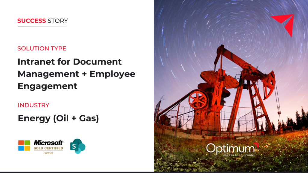 Energy Company Increases Employee Engagement and Company-wide Communication Through Office 365-based Intranet